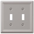 thumbnail image 1 of Placa de pared Amerelle 149TTBN Chelsea Steel con doble palanca, 1 of 4