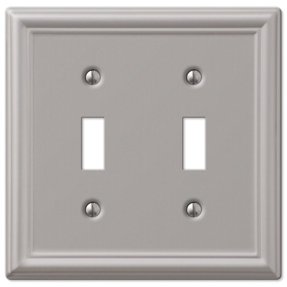 Placa de pared Amerelle 149TTBN Chelsea Steel con doble palanca