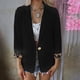 thumbnail image 2 of Chaqueta de oficina de mujer casual de leopardo de manga larga para trabajar chaqueta de cuello de solapa frontal abierta, 2 of 5