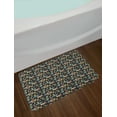 thumbnail image 2 of Jungle Bath Mat, Tropical Island Nature and Wildlife Theme Cheerful Characters and Vegetation Graphic, Plush Bathroom Decor Mat with Non Slip Backing, 29.5" X 17.5", Multicolor, by Ambesonne, 2 of 2