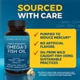 thumbnail image 5 of Viva Naturals Triple-Strength Omega-3 Fish Oil Supplement, 2500 mg, 180 Pescatarian-Friendly Softgels- Provides EPA & DHA, Supports Heart and Brain Health *, 5 of 8