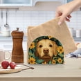 thumbnail image 2 of Yayeee Napkin Holder for Table Kitchen Paper Tissue Organization, Flowers and Dog, 2 of 8