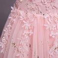 thumbnail image 6 of IBTOM CASTLE Kids Girls Long Communion Princess Dresses Flower Pageant Party Wedding Floor Length Dance Evening Gowns 11-12 Years Pink, 6 of 8