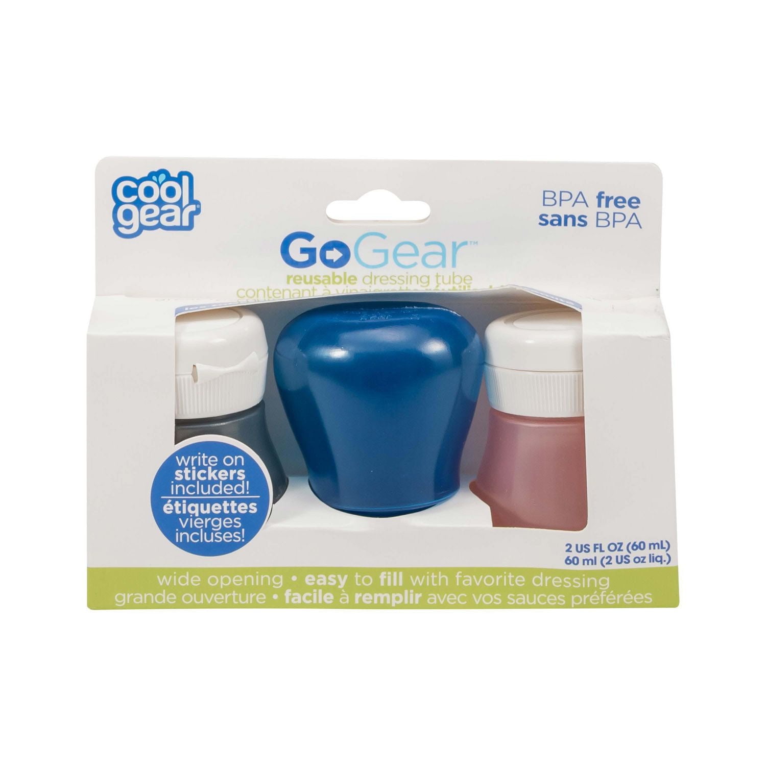 Cool Gear Squeeze Bottles, Pack of 3