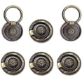 thumbnail image 3 of 6 Pcs Poignées de Tiroir Anneau Antique Poignée de Tiroir pour Commode Armoire Poignées de Tiroir, 3 of 5