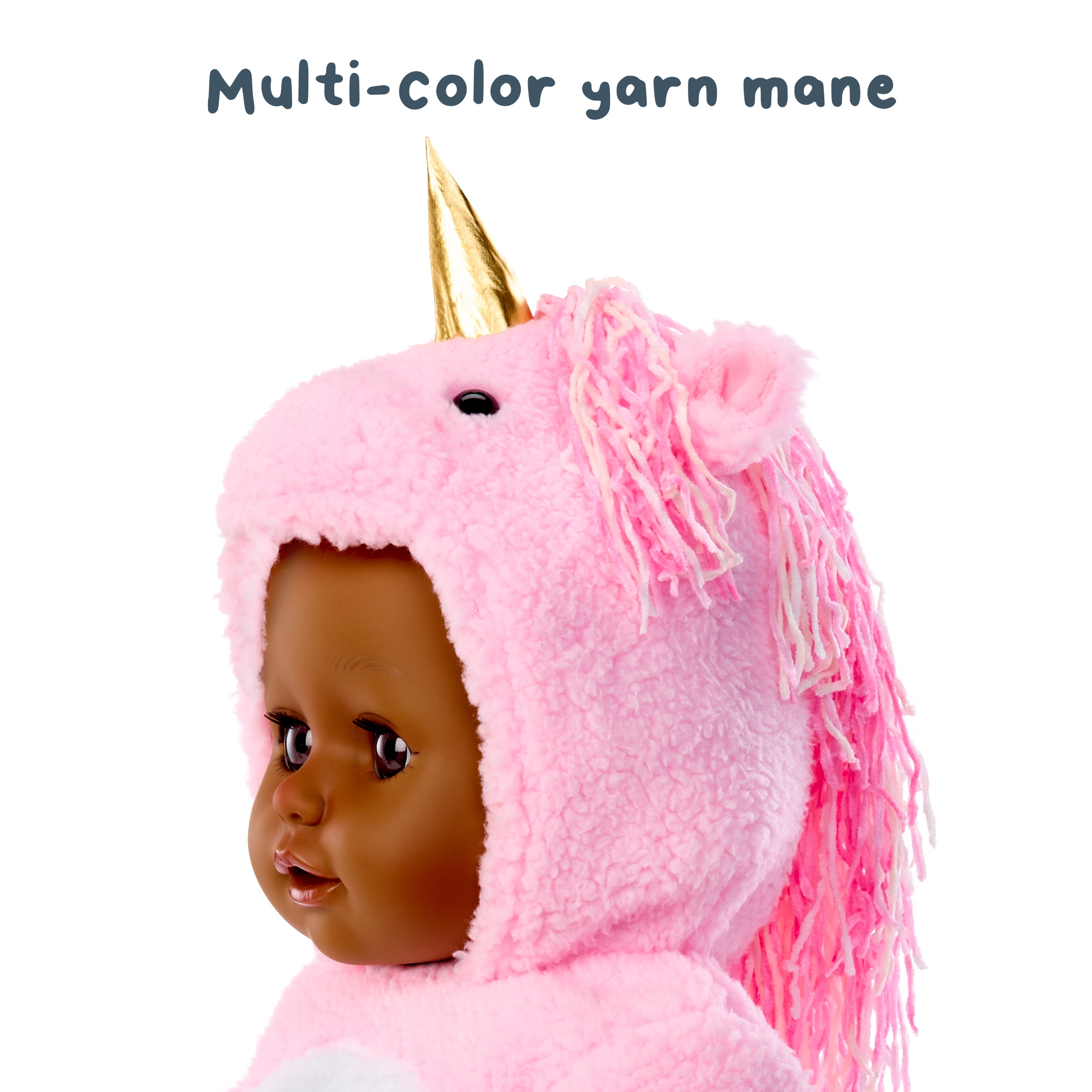 BABY born Bedtime Doll (Unicorn Outfit)- Dark Brown Eyes