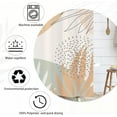 thumbnail image 4 of Extra Long Boho Aesthetic Sage Green Abstract Shower Curtain Green Leaf Mid Century Shower Curtain for Bathroom Set Bohemia Plants Minimalist Tropical Shower Curtain for Bathtub 72x84 Inch, 4 of 6