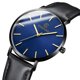 thumbnail image 1 of Reloj de cuarzo para hombre, relojes para hombre, reloj fino de moda para hombre, correa de cuero fina, reloj de cuarzo de acero inoxidable A, 1 of 3