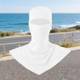 thumbnail image 2 of Summer Sun UV Protection Neck Gaiter Face Clothing Neck Gaiter Mask Scarf Sunscreen Breathable Bandana White One Size, 2 of 3