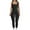 Black, variant on Wdfiry Women's Yoga Jumpsuits One Piece Tank Tops Rompers Sleeveless Exercise Gym Workout Jumpsuits