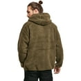 thumbnail image 3 of BRANDIT INDIVIDUAL WEAR Adult Male Hooded Fleece Full Zip Jacket, Color: Olive, Size: XXL, 3 of 7