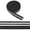 Black, variant on 1 Roll Reflective Ribbon Sew On Tape High Visibility Nylon Silver Florescent Safety Webbing for Warning Safety Trim Deco on Vest Belt Jacket Bag Pants Shoes Pet (Green, 2in x 164ft)
