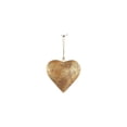 thumbnail image 1 of Fwttom Metal Heart-Shaped Decorative with Hanging Rope, Aged Brass Metal, 1 of 1
