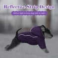 thumbnail image 4 of DENTRUN Warm Dog Coat, Reflective Fleece Lined Cold Weather Dog Jacket, Dog Hoodie with Leash Hole, Hooded Dog Winter Coat Pet Clothes for Small Medium Dogs Puppies, 4 of 7