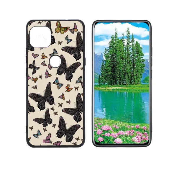 Butterflies678-116 Phone Case, Degined for Motorola G 5G Case Men Women, Flexible Silicone Shockproof Case for Motorola G 5G