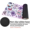 thumbnail image 2 of Kawaii Goth Mouse Pad XL, Gothic Cute Extended Large Gaming Mouse Pad, Purple Pink Witch Mouse Pad Mousepad, Kawaii Mouse Mat, Spooky Halloween Witch Desk Accessories Stuff Decor, 31.5 X 11.8 Inch, 2 of 6