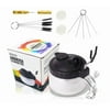 5 Piece Airbrush Cleaning Kit With Pixiss Glass Cleaning Pot Jar and Holder