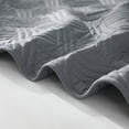 thumbnail image 4 of 3 Pieces Quilt Set Queen Size, Soft Microfiber Lightweight Bedspread Coverlet Bed Cover (Wave Pattern) for All Seasons, Dark Grey, 4 of 6
