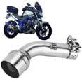 thumbnail image 4 of Adaptador De Conexión De Enlace De Tubo Medio De Tubo De Escape De Motocicleta Para Yamaha R25/R3 2015-2018 Sweethay VI003004-00, 4 of 7