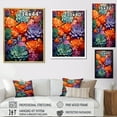 thumbnail image 4 of Designart "Colorful Succulents Succulent Euphony" Floral & Botanical Floater Framed Canvas Wall Art, 4 of 7