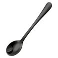 thumbnail image 2 of Extra Small 304 Stainless Steel Small Round Spoon Stainless Spoons for Jars Size 2.87" Cute Small Stainless Condiment Spoons for Sugar Pepper Fun Little Black, 2 of 2