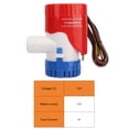 thumbnail image 3 of Bomba De Agua De Sentina Marina Compacta, Silenciosa 1100GPH Sensible Con Interruptor Electrónico, Para Estanques, Piscinas, Bomba De Sentina Marina, 3 of 7