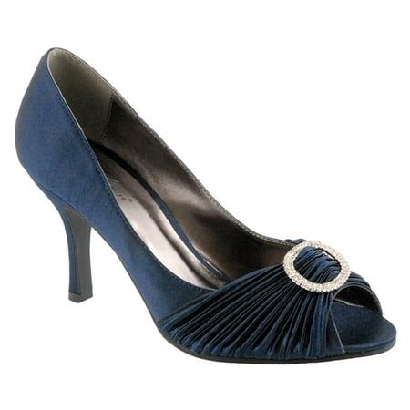 

Lunar Womens Sienna Diamante Court Shoes
