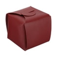 thumbnail image 4 of Uxcell Tissue Box Cover, 2 Pack PU Leather Square Decorative Napkin Paper Towel Dispenser Holder, Red, 4 of 6