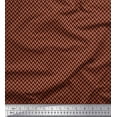 thumbnail image 1 of Soimoi Rayon Crepe Fabric Herringbone Small Fabric Prints by Yard 46 Inch Wide, 1 of 3