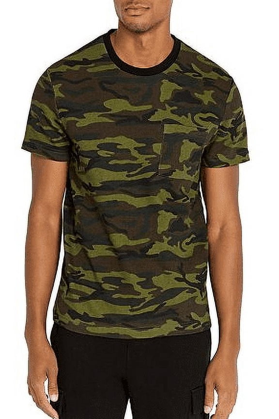 CAMO French Terry Short Sleeve Crewneck Tee, US Medium