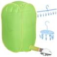 thumbnail image 1 of Secadora De Ropa Portátil, Secadora Portátil De 800 W para Apartamentos, Secadora Plegable para Viajes A Casa, Kit De Secadora Multifuncional con Perchas, Verde, 1 of 7