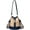 B-blue, variant on Women Straw Drawstring Bucket Purse Small Tote Shoulder Handbag Hollow Out Cross-body Bag for Summer,Beach