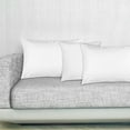thumbnail image 3 of Lux Decor Collection Throw Pillows - 12 x 20 Pillow Insert Set of 4 - White Soft & Comfortable Square Pillows, 3 of 7