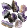 thumbnail image 2 of Nvzi Piedras y cristales de amatista en bruto, cúmulos de cristales naturales, geodas con cristales (0,11 lb), 2 of 5