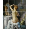 thumbnail image 1 of Ceramic Tile Mural-Delphin Enjolras Nudes Tile Mural Interior Renovations Design Idea. 24" w x 30" h using (20) 6 x 6 ceramic tiles, 1 of 3