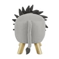 thumbnail image 4 of Powell Leon the Lion Children's Stool, Indoor, Natural/Gray, 4 of 15