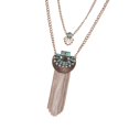 thumbnail image 3 of Collar con borla turquesa jinwen Retro Crystal Turquoise Tassel, 3 of 7