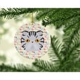 thumbnail image 2 of Foldex Exotic Fold Cat Christmas Ceramic Ornament 2.8 in x 2.8 in, 2 of 3