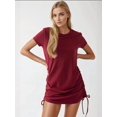 thumbnail image 3 of Textured Crew Neck Bodycon Mini Dress, 3 of 6