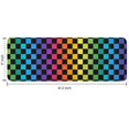 thumbnail image 7 of Rainbow Checkered Pattern Kitchen Rug Mat,Kitchen Runner Rugs Non Skid Washable,Decorative Kitchen Floor Mats for Kitchen,Sink,Laundry,17"x47.2", 7 of 7
