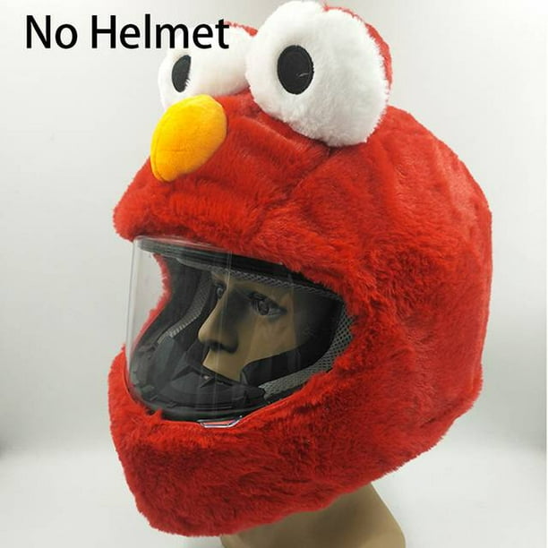 elmo helmet motorcycle Cover, Green Frog Look best with dark visors Elmo helmet mask