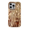 thumbnail image 4 of Funda para iPhone con textura plisada en 3D, elegante y protectora, 4 of 7