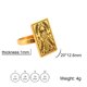 thumbnail image 1 of Aoxiang Anillo de acero inoxidable con signo del zodiaco para hombre y mujer, sortija con signo del Zodíaco del Tarot, constelación de Piscis y Aries, regalo de joyería 2025, 1 of 2