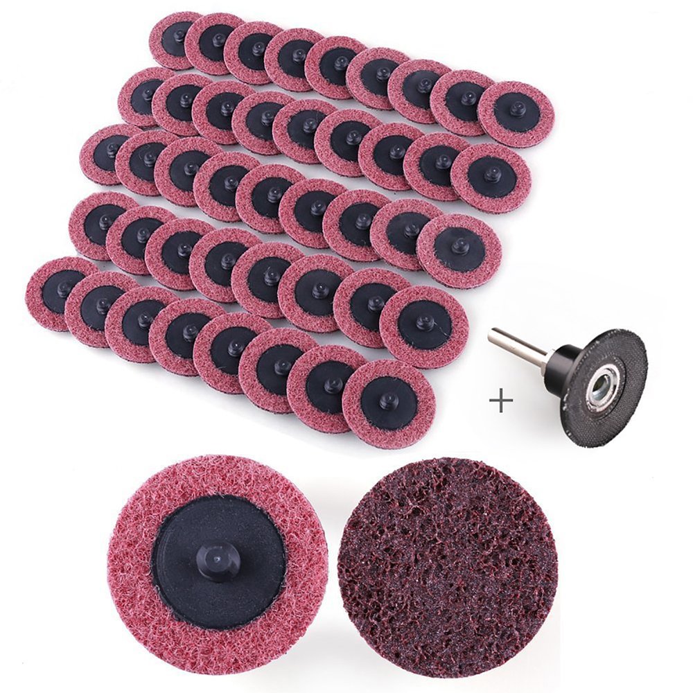 2 Inch Sanding Discs 45PCS Medium Grit Roll Lock Surface Conditioning