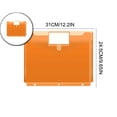 thumbnail image 1 of Binder Pocket, Heavyweight Plastic Folders with Tight Closure, Folders with Pockets Side Loading, Binder Organizer, Binder Dividers with Pockets, A4 Letter Size, 1 of 4
