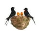 thumbnail image 1 of Nido de golondrina simulado, pájaros artificiales de espuma, decoración de pared, fotografía de primavera pararse, 1 of 9