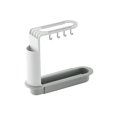 thumbnail image 1 of Lishi Expandable Telescopic Sink Rack - White and Gray, 1 of 4
