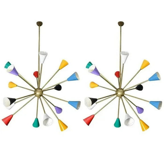 Modern Brass 3 Globe Balance Chandelier Light Fixture Ceiling Lamp