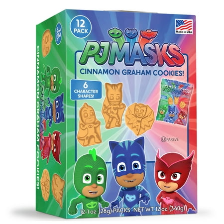 PJ Masks Cinnamon Graham Cookies (12 Count) (Best Whole Wheat Cookies)