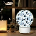 thumbnail image 6 of Sikiie Playful Penguins and Snowmen Acrylic Night Light Gift Custom Acrylic Night Light LED Lights for Bedroom Home Office, 6 of 9